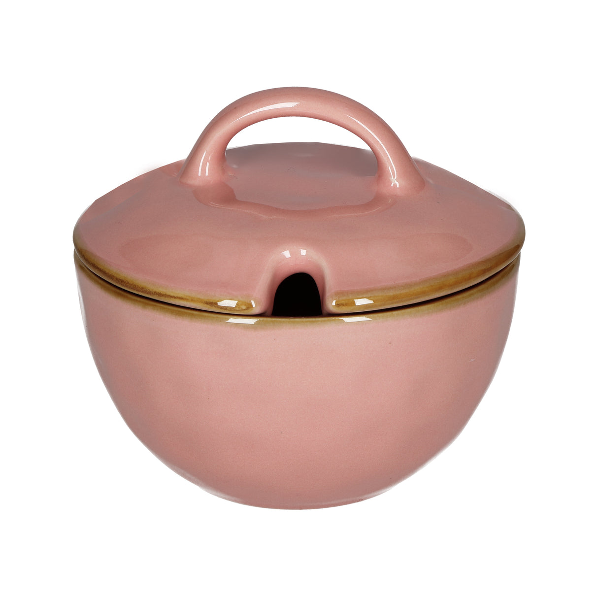 CONCERTO (Pink) ROSA ANTICO Sugar Bowl with lid Cap. 250 cc; Ø 11 cm