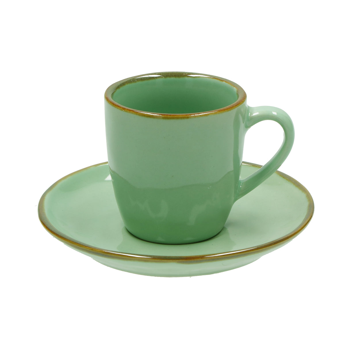 CONCERTO (Tiffany Green) VERDE ACQUA Espresso Cup with saucer Cap. 90 cc