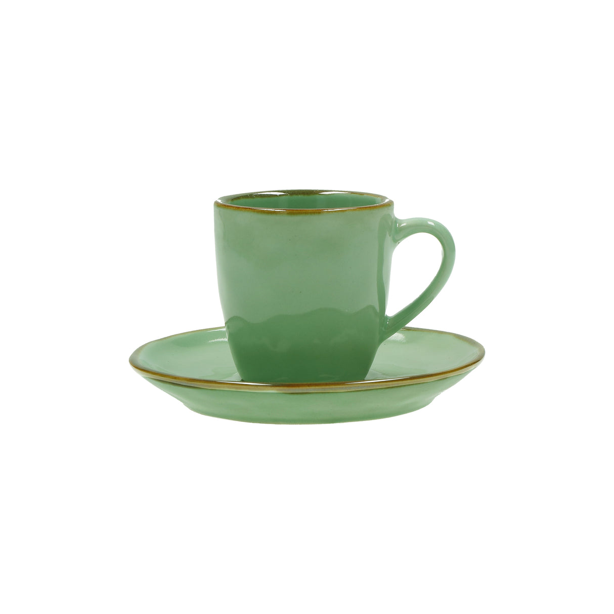 CONCERTO (Tiffany Green) VERDE ACQUA Espresso Cup with saucer Cap. 90 cc