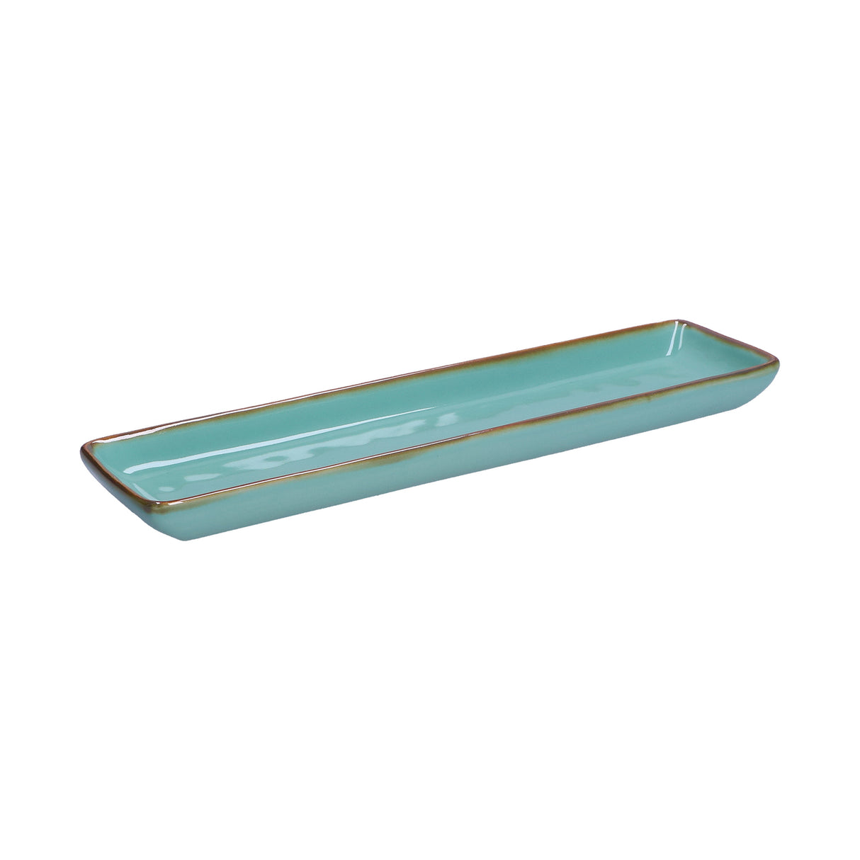 CONCERTO (Tiffany Green) VERDE ACQUA Rectangular Tray 32X8 Cm