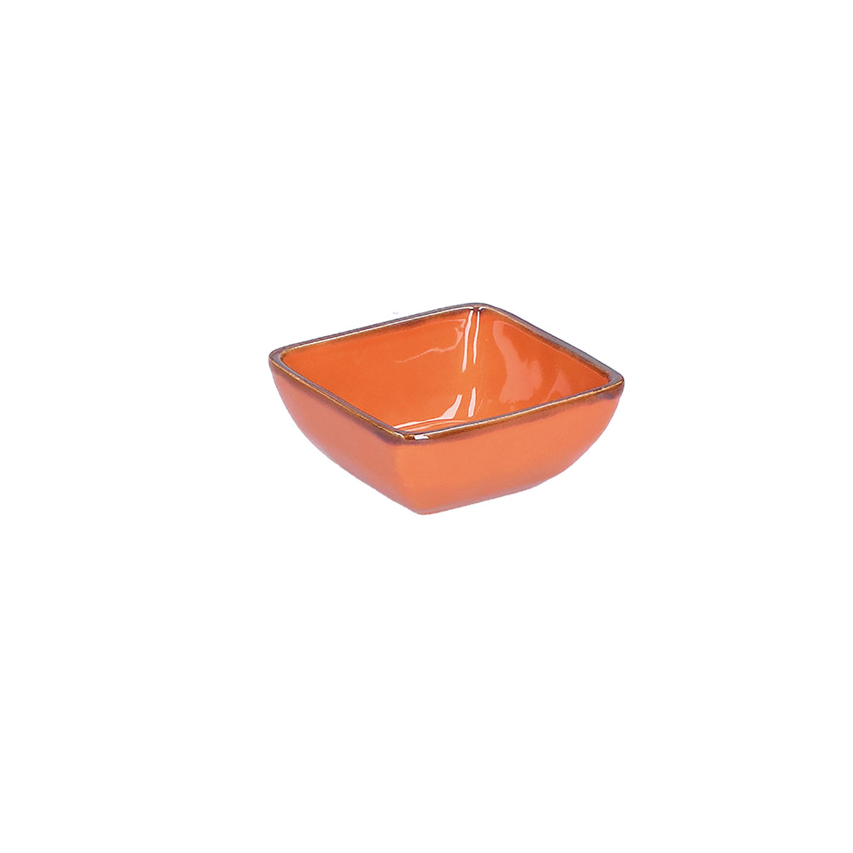 CONCERTO (Orange) Arancione Square Tiny Bowl 8 cm