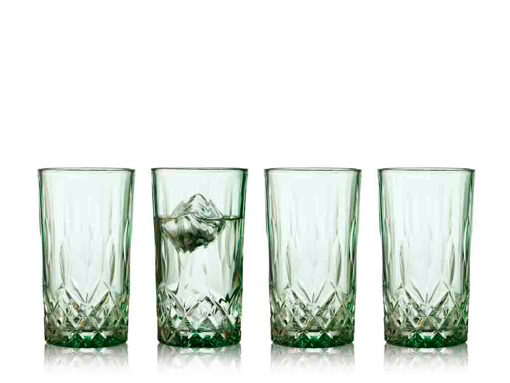 Highball Sorrento 38 cl 4 pcs Green