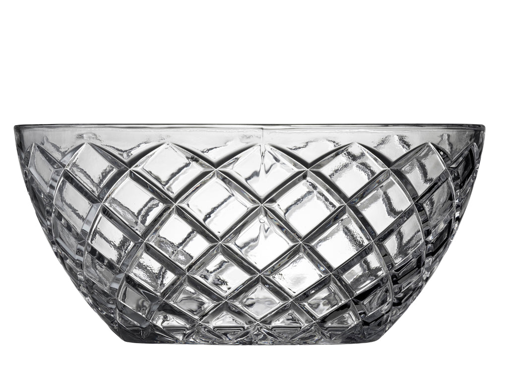 Salad bowl Sorrento 24 cm Clear Glass