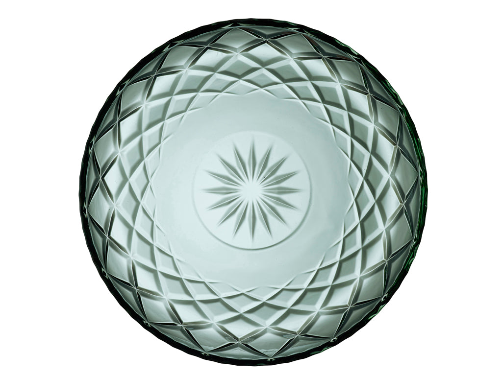 Dish Sorrento 30 cm Green Glass