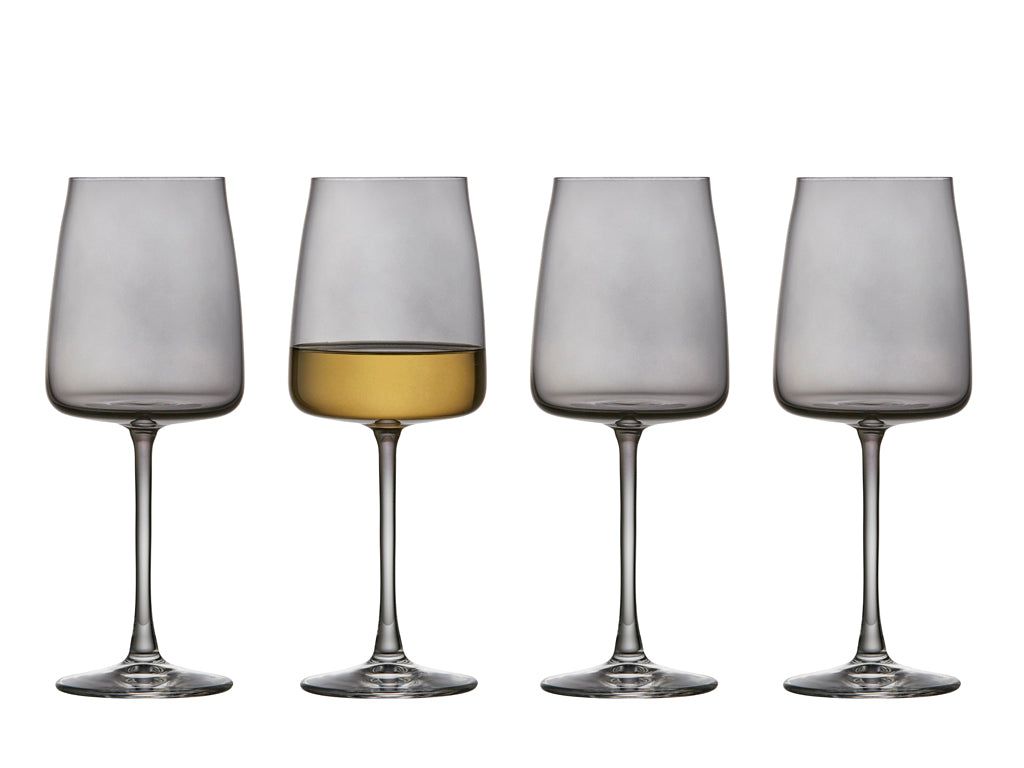 White wine glass Zero 43 cl 4 pcs Smoke