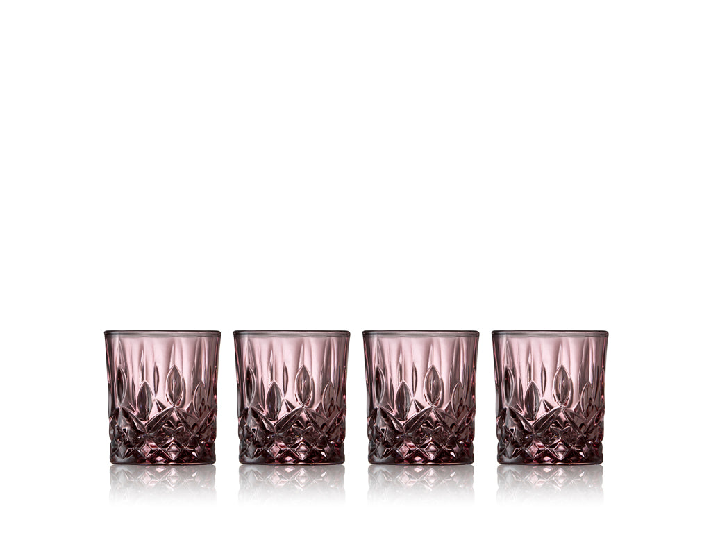 Shot glass Sorrento 4 cl 4 pcs Pink