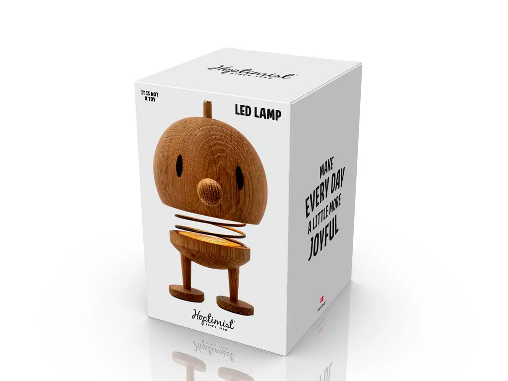 Hoptimist LED lamp L Oak