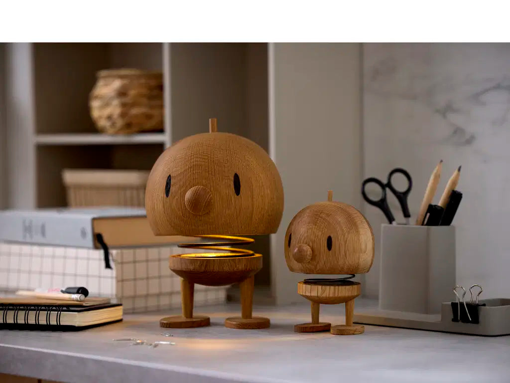 Hoptimist LED lamp L Oak