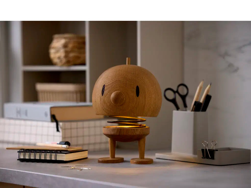 Hoptimist LED lamp L Oak