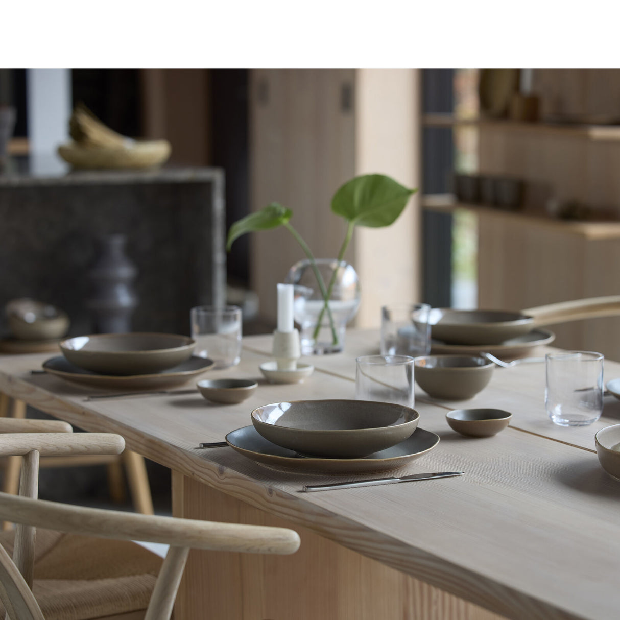 Soy sauce bowl Shoku 9 cm Warm Brown