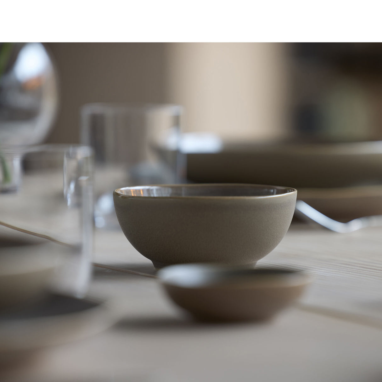 Soy sauce bowl Shoku 9 cm Warm Brown