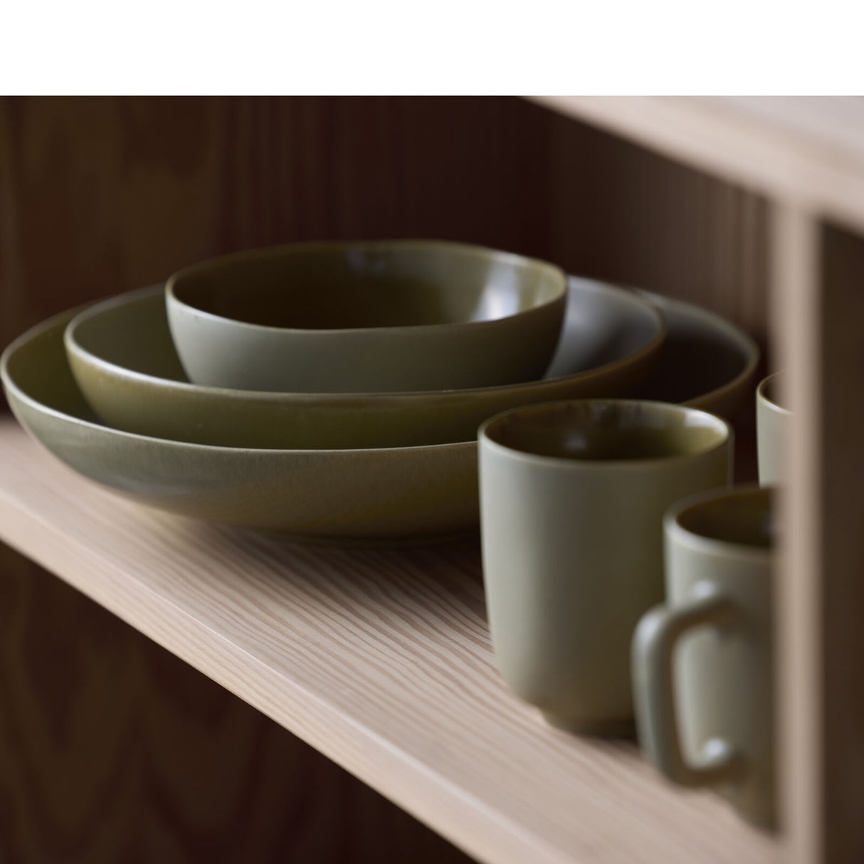 Salad bowl Shoku 28 cm Pure Green