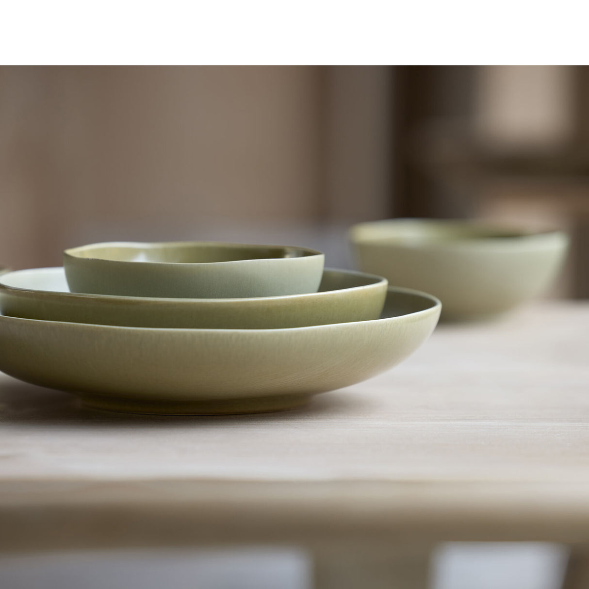 Salad bowl Shoku 28 cm Pure Green