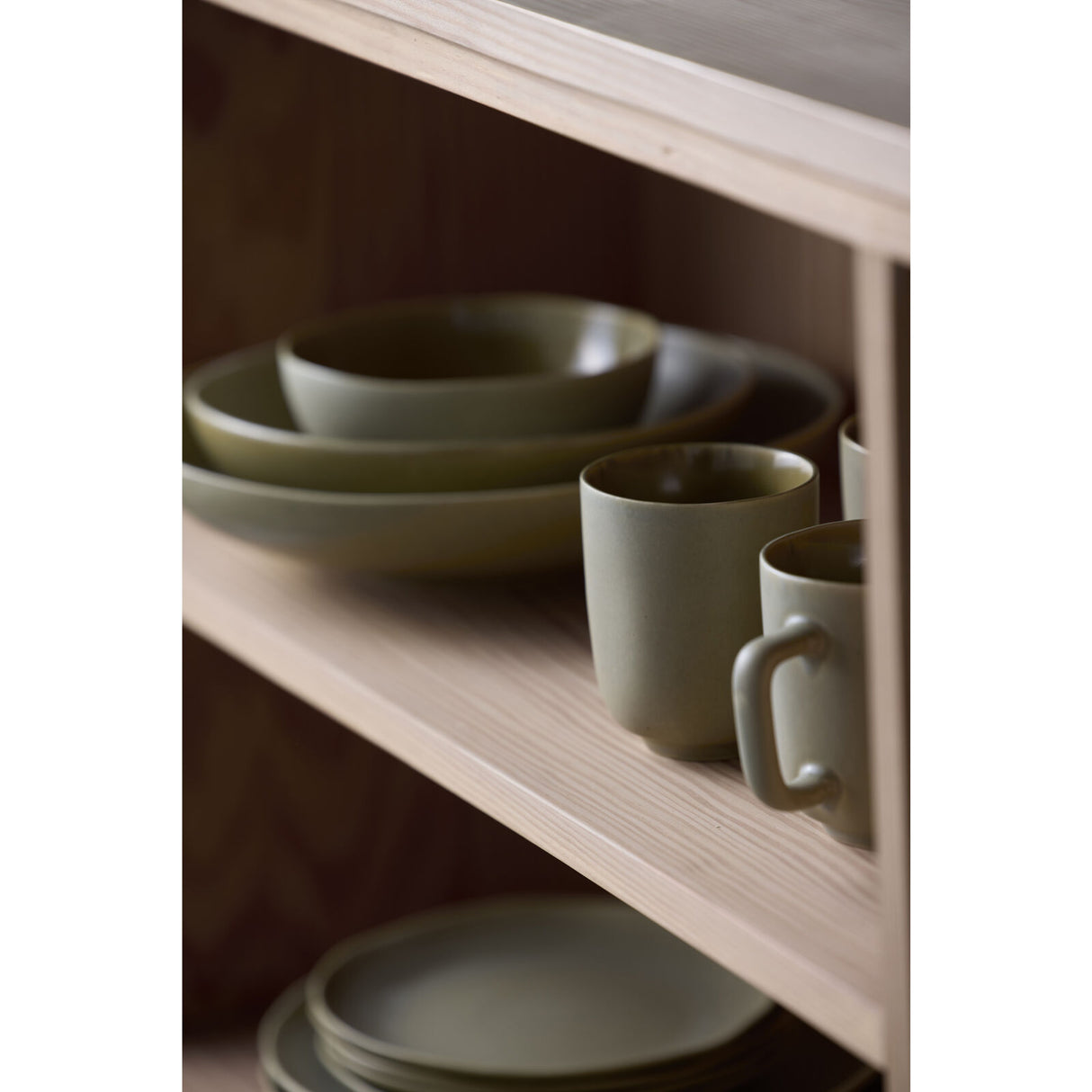 Soy sauce bowl Shoku 9 cm Pure Green