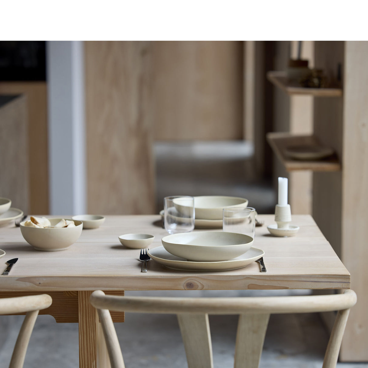 Dinner plate Shoku 27 cm Soft Beige