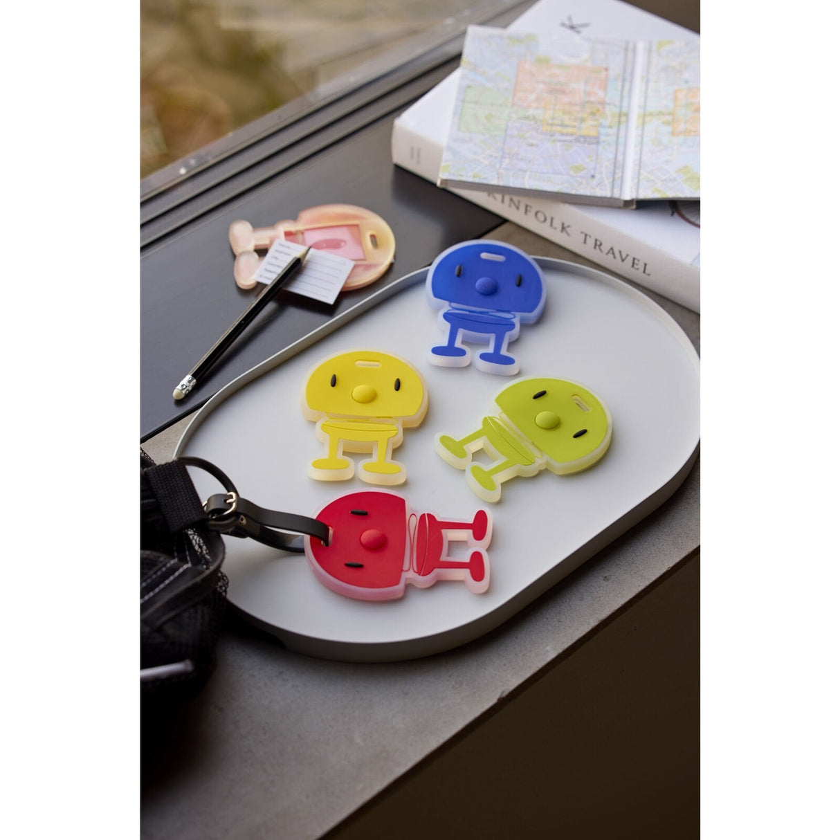 Hoptimist Bag tag Red