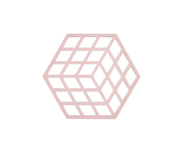 Trivet Cube Rose