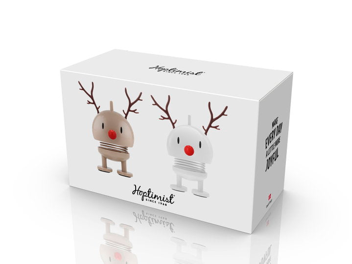 Hoptimist Reindeer Bumble set Latte/White Mini