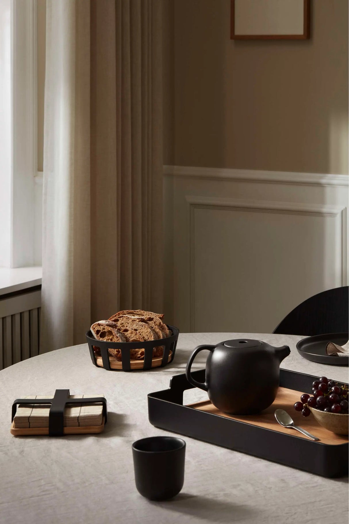 Nordic kitchen Rectangular serving tray