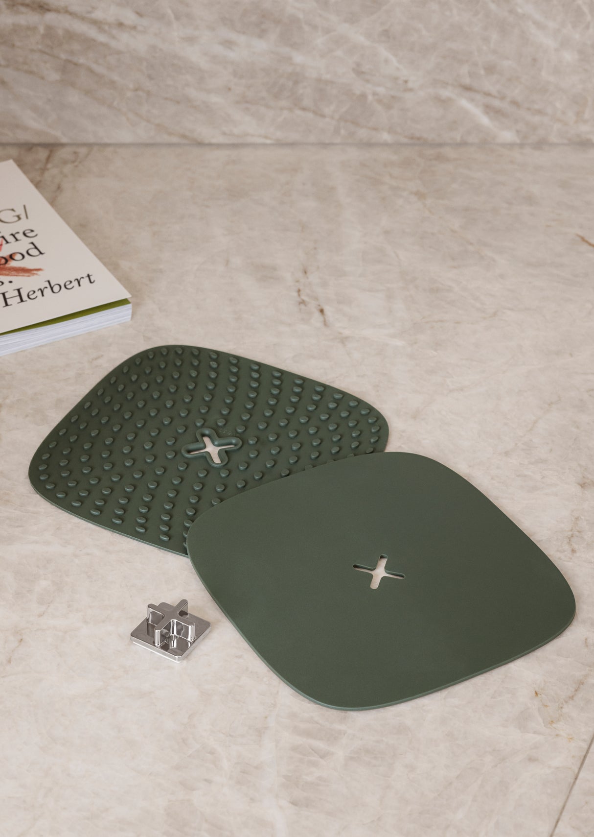 Green tools Potholders 18 x 18 cm w/hook