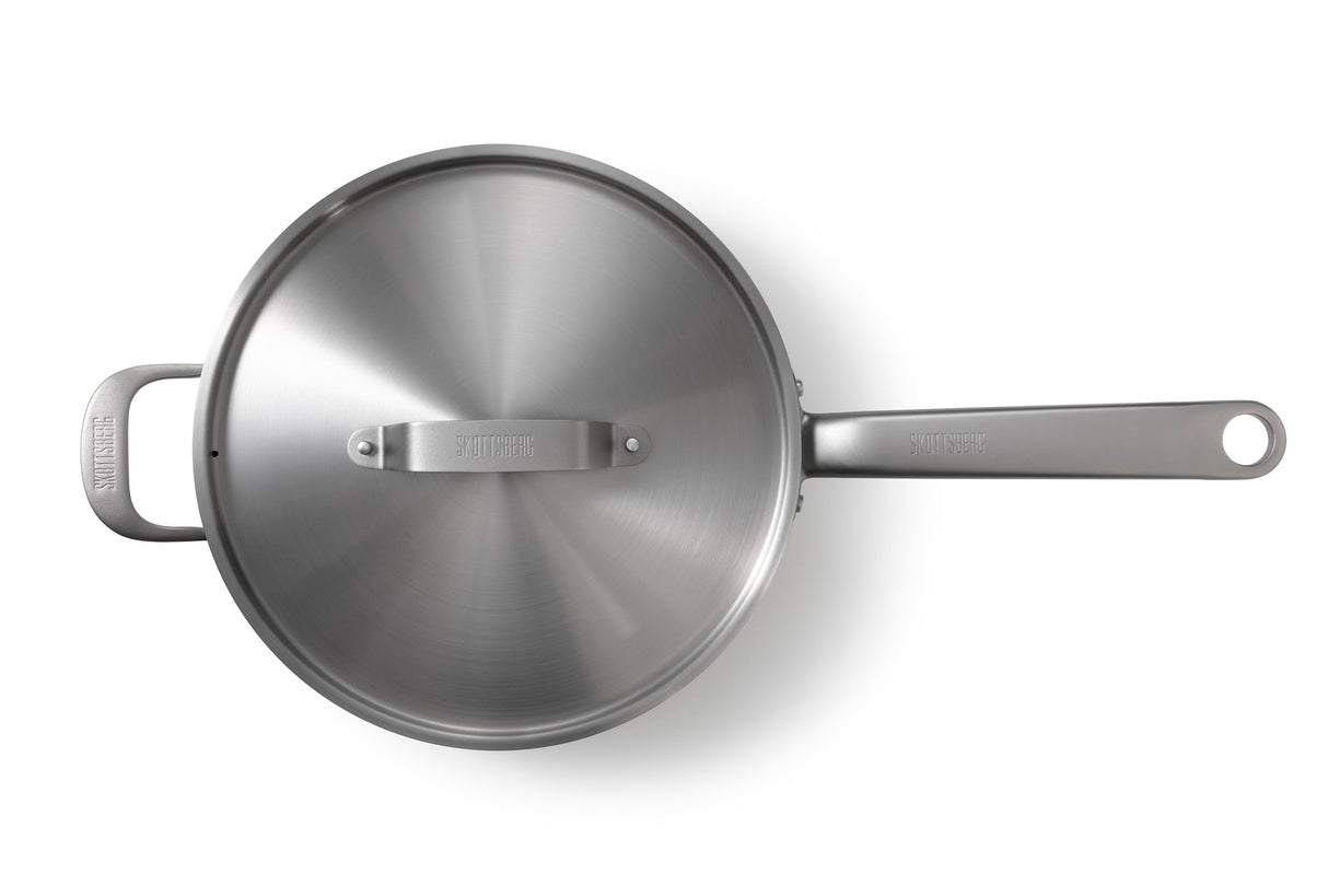 Stainless Steel Sauté pan 28 cm w/lid