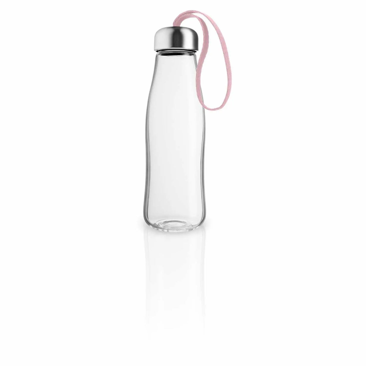 Glass drinking bottle 0.5l Rose quartz