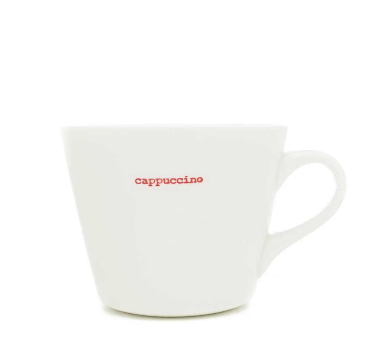 Bucket Mug Medium - 350ml - Cappuccino (Red)