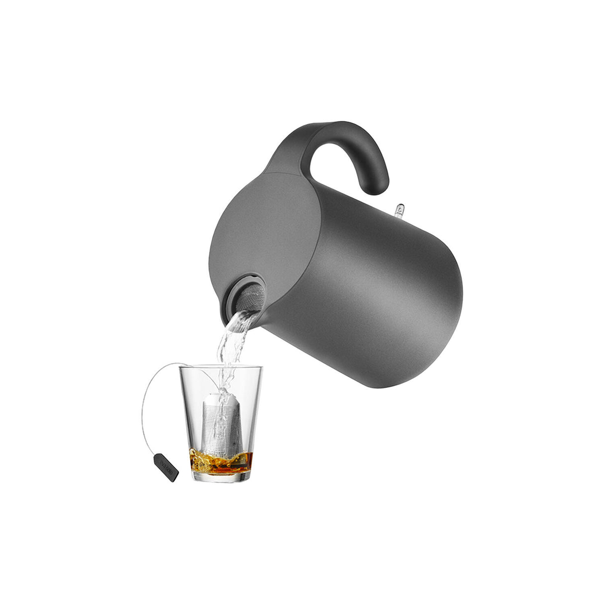 Rise electric kettle 1.2 l Black