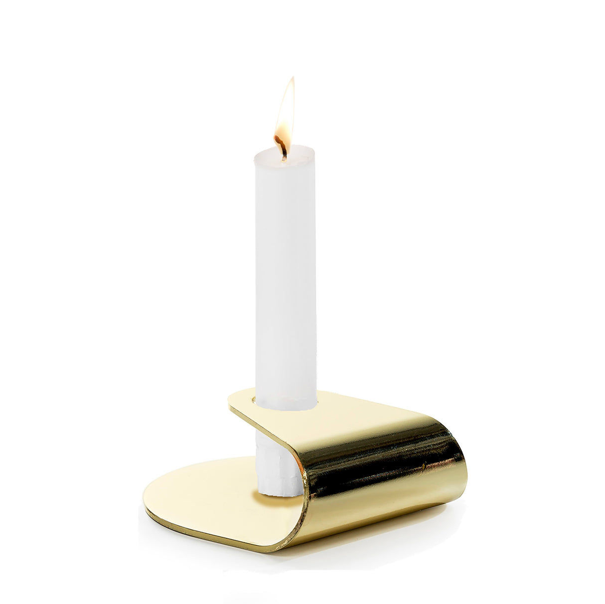 Nightlight Candlestick Gold plated 18/0 Steel