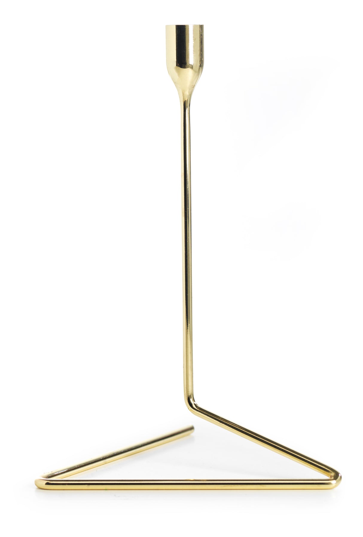 Puzzle Candleholder Large Gold
