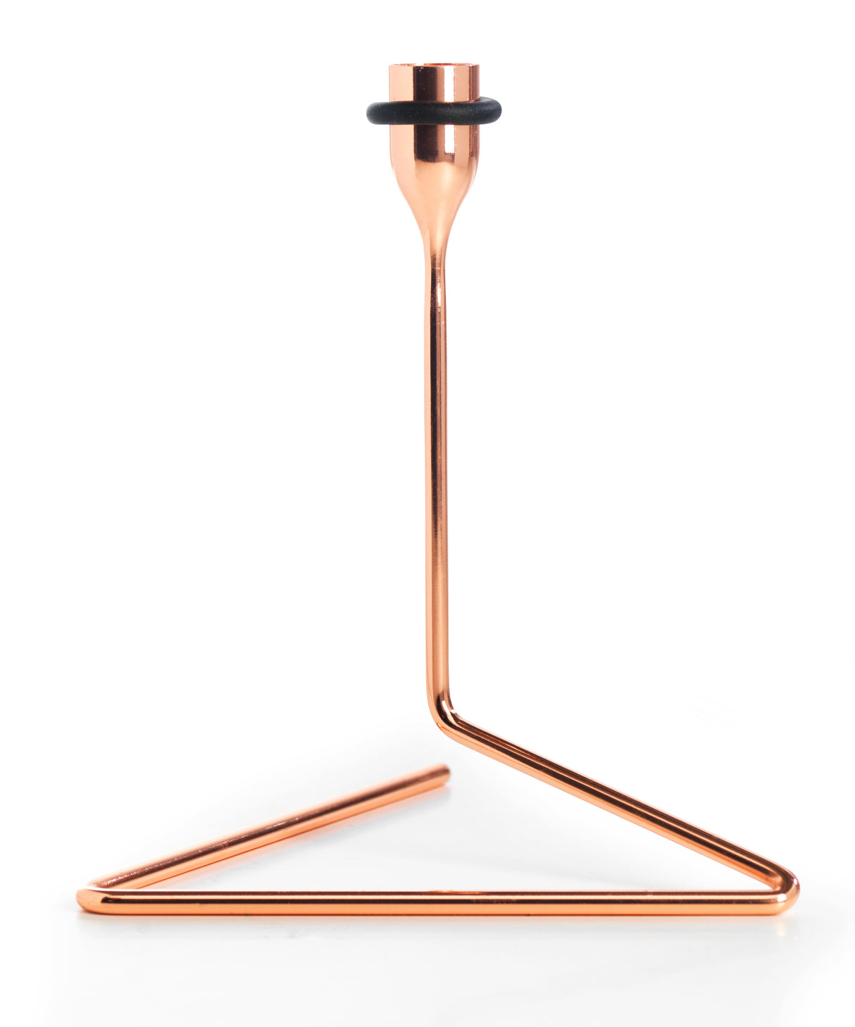 Puzzle Candleholder Medium Copper
