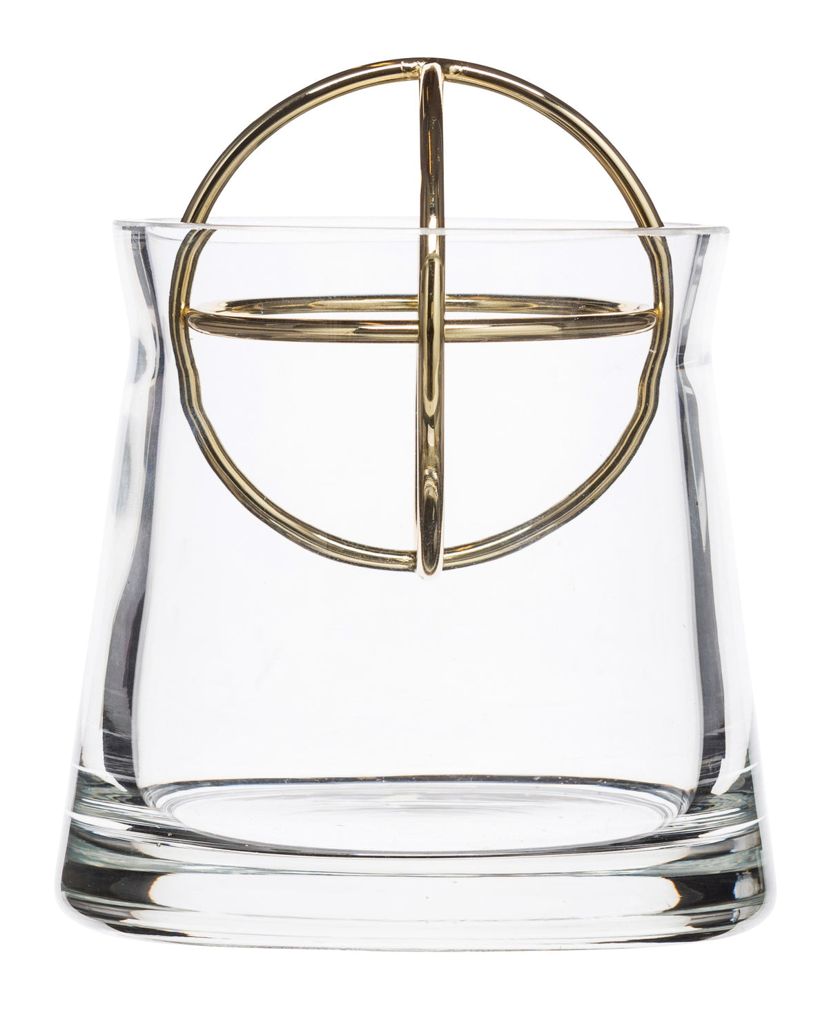 Vase S w. SS Ball Goldplated