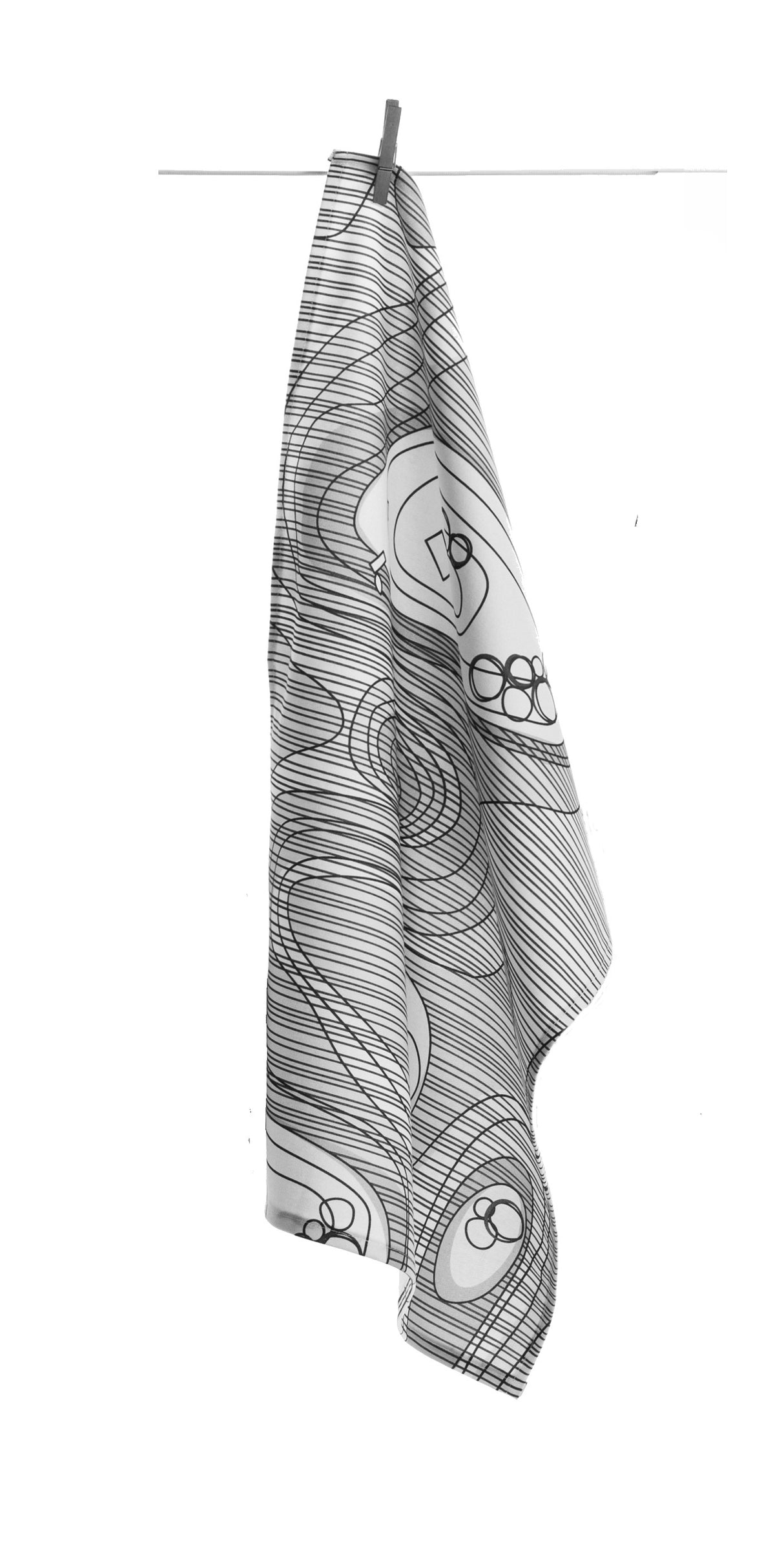 TeaTowel Archipilago Grey