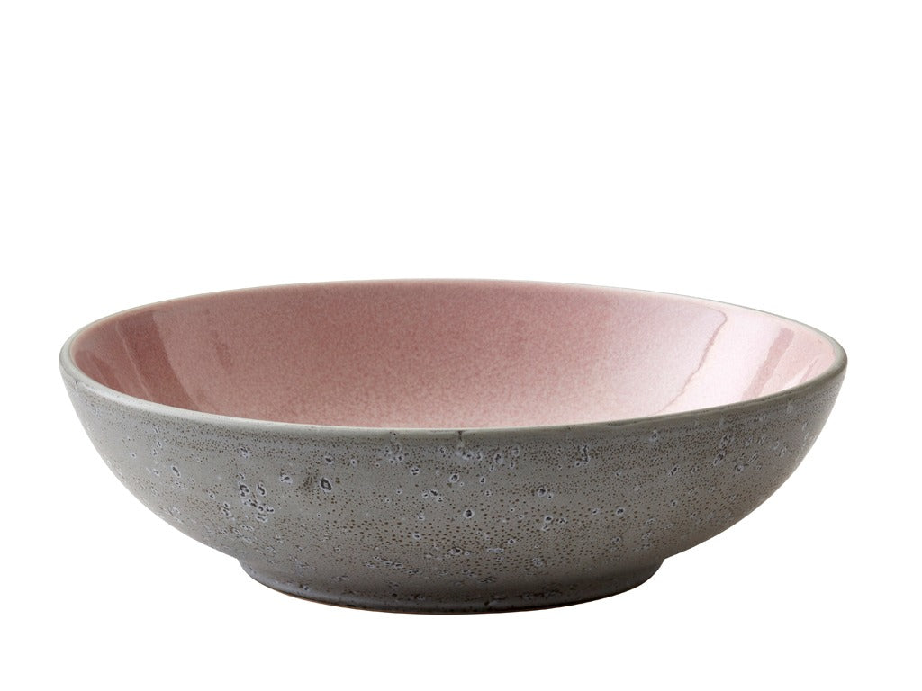 Pasta bowl 20cm Grey/Light pink BITZ