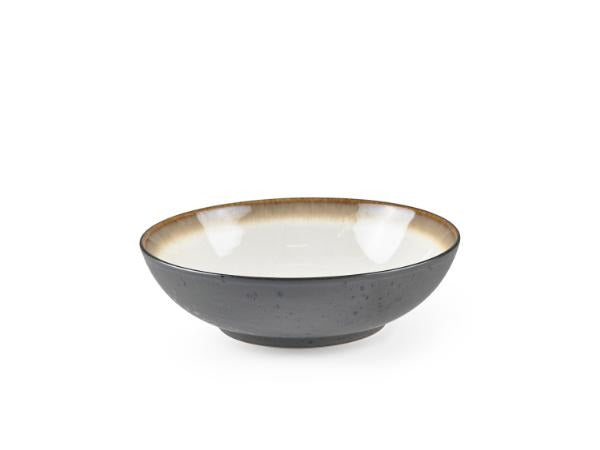 Salad bowl 24 cm Black/Cream BITZ