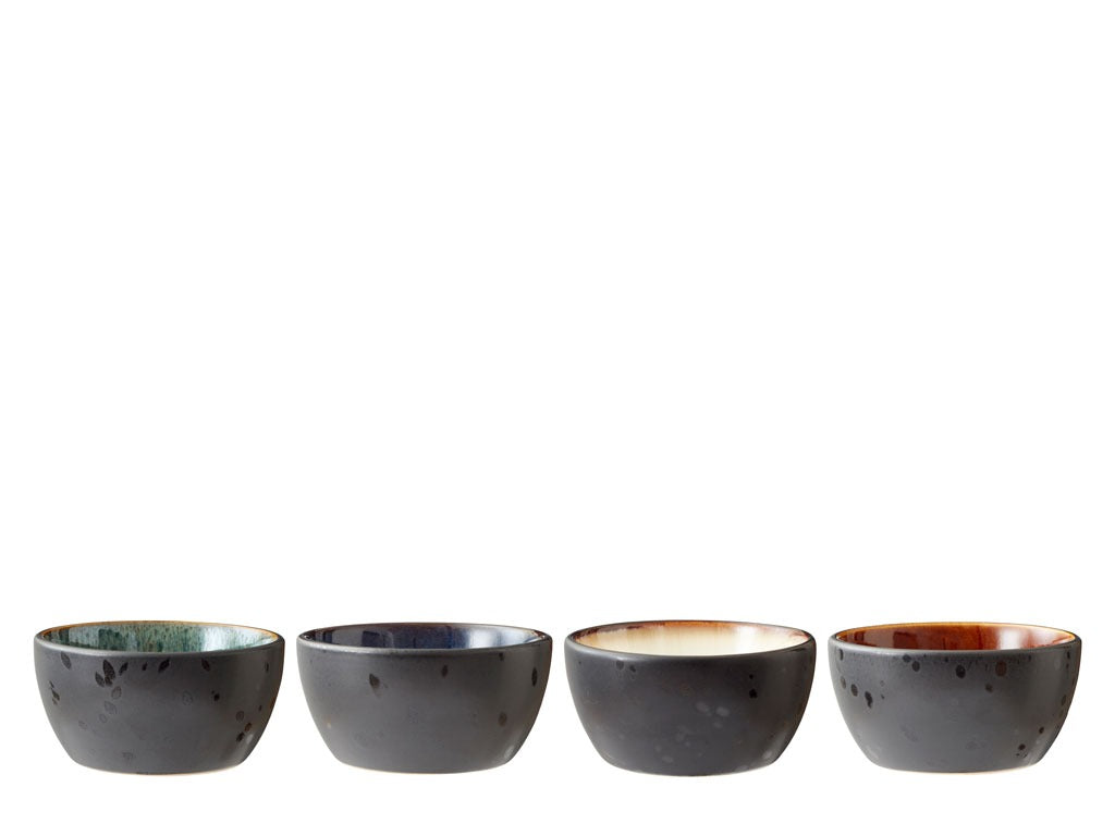 Bowl set 10cm 4pcs Black ass. BITZ