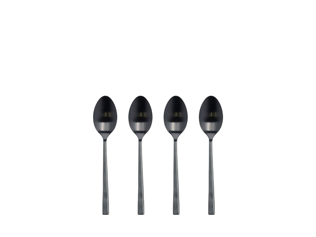 Tea spoon 14,2 cm 4 pcs Black