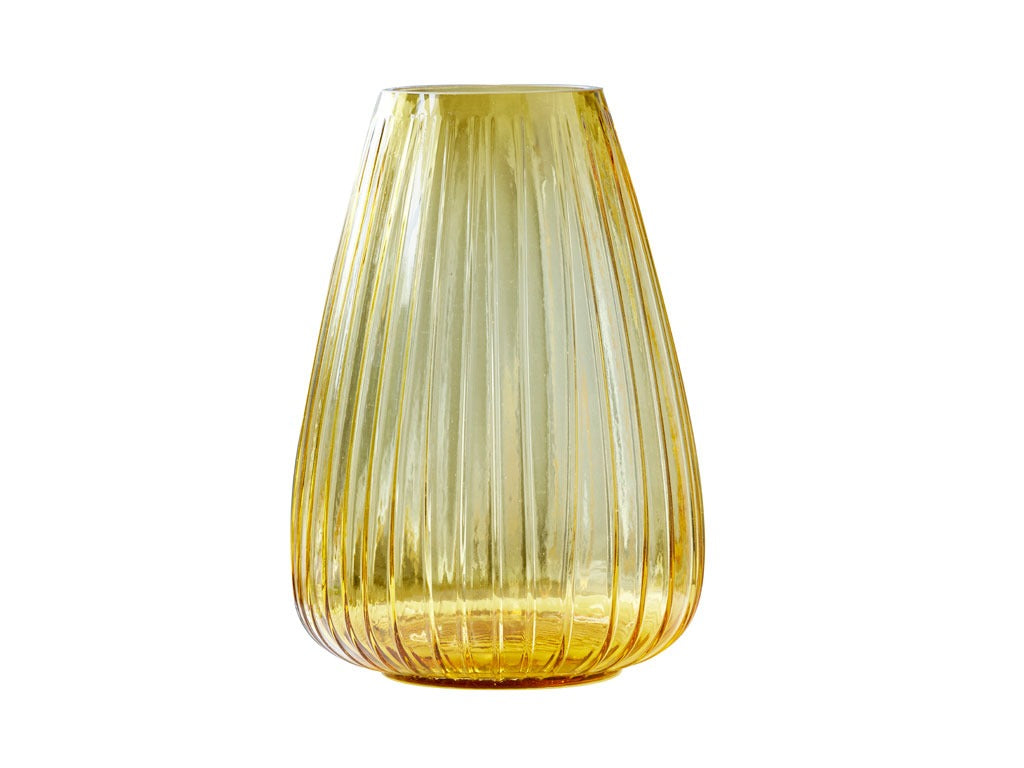 Vase Kusintha 22 cm Amber Glass
