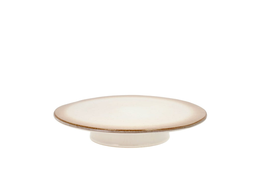 Footed cake stand D30 x H5.5 cm Cream BITZ