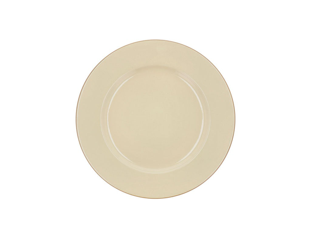 Dinner plate Wood 27 cm Wood/Sand Stoneware