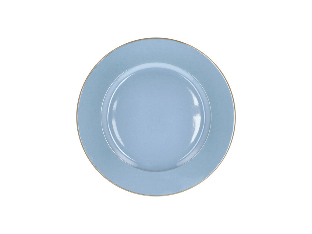 Dinner plate Wood 27 cm Wood/Ocean Stoneware