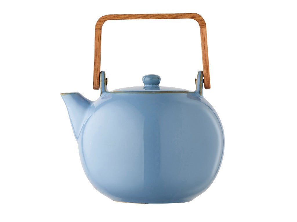 Tea pot w. tea strainer 1 2 Litre Shiny Ocean