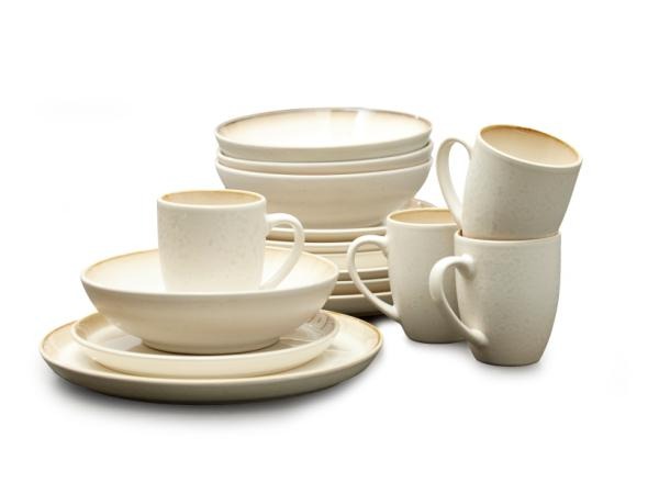 Service set 16 pcs Cream