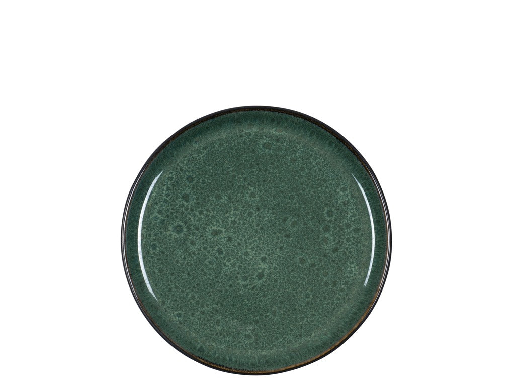 Plate Gastro 21cm Black/Green BITZ