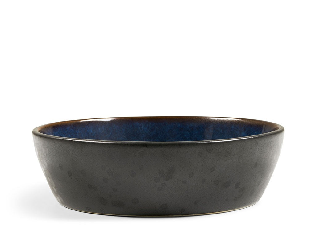 Bowl 18cm black/dblue BITZ