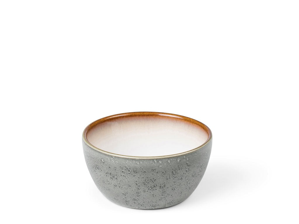 Bowl 10 cm grey/cream BITZ