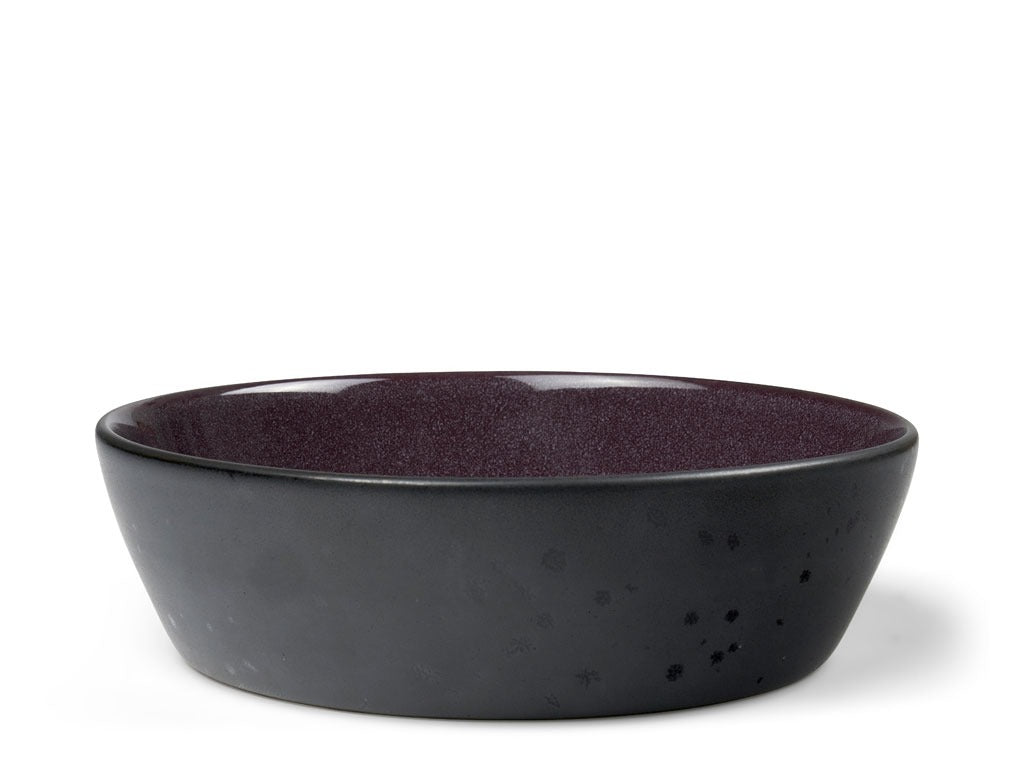 Bowl 18cm black/lilac BITZ