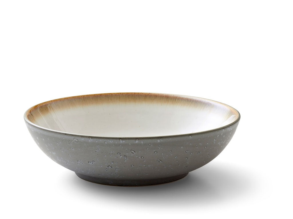 Salad bowl 24 cm grey/cream BITZ