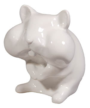 Hamster Money Bank White