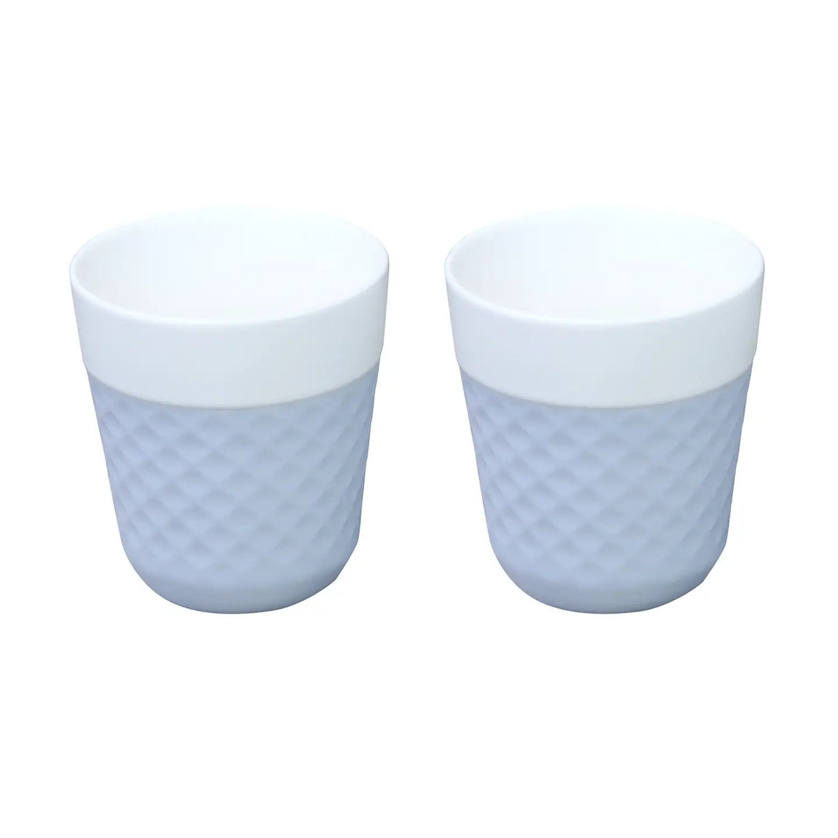 Lola 2 porcelaine tea cups - blue